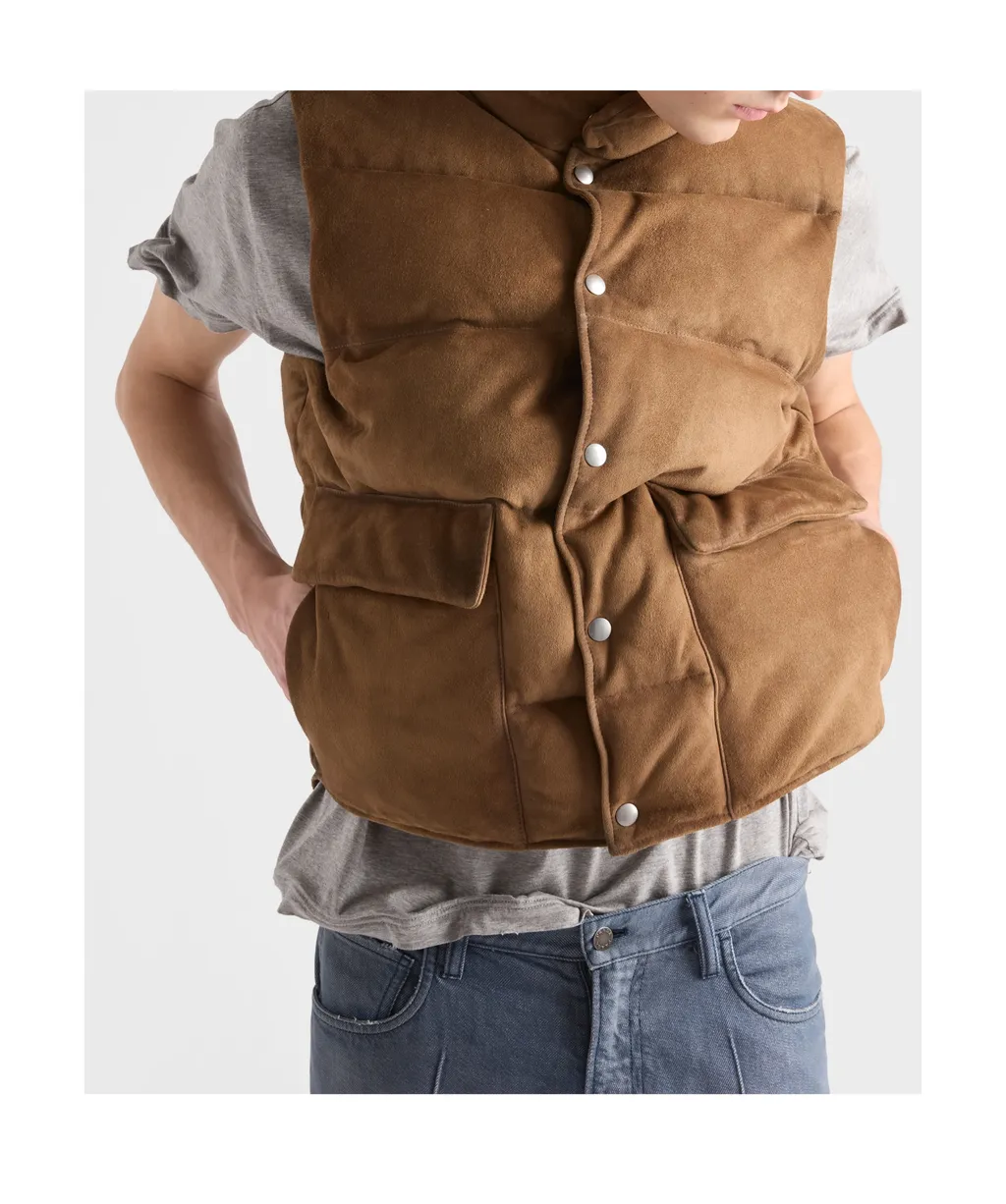 Prada Button-Up Down Gilet