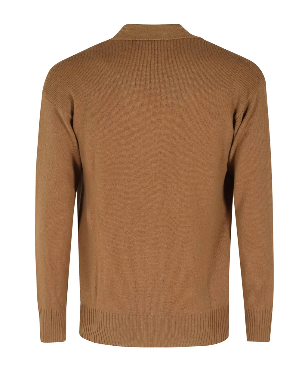 Single-Breasted Sweater