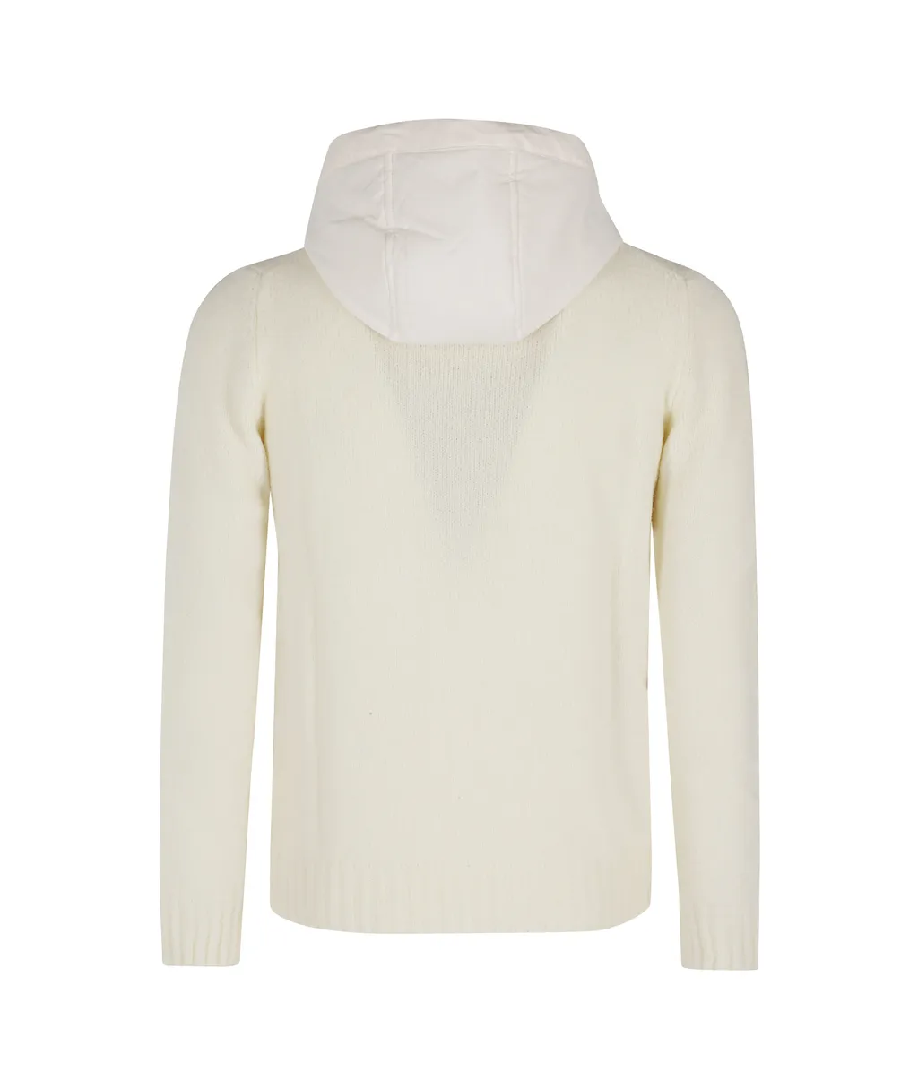 Hooded Zip-Up Knitwear