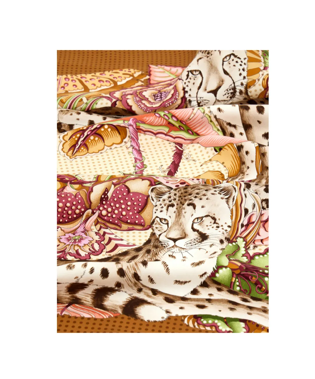 Ferragamo Floral Printed Square Shape Scarf