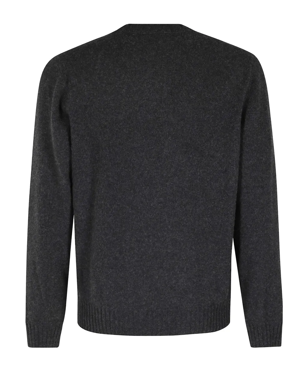 Ribbed Crew Neck Sweater