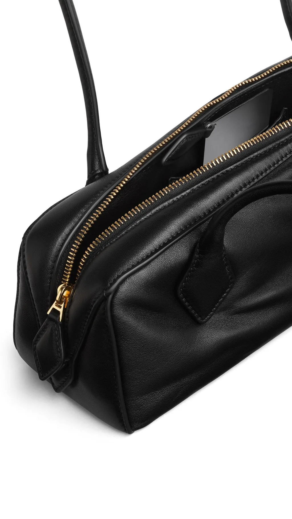 Le Teckel Medium Bag In Padded Leather