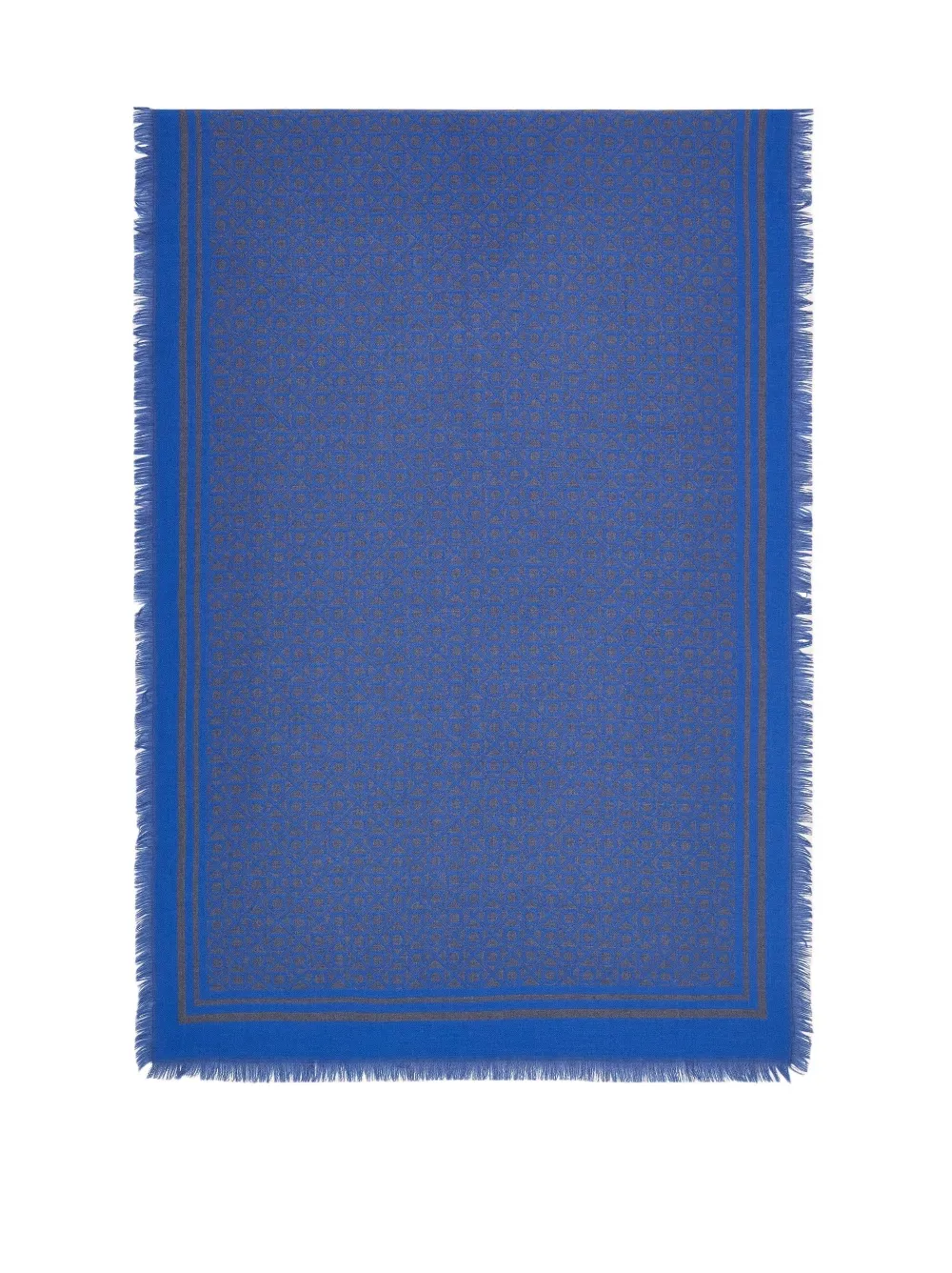 Ferragamo Fringed Hem Gancini Scarf