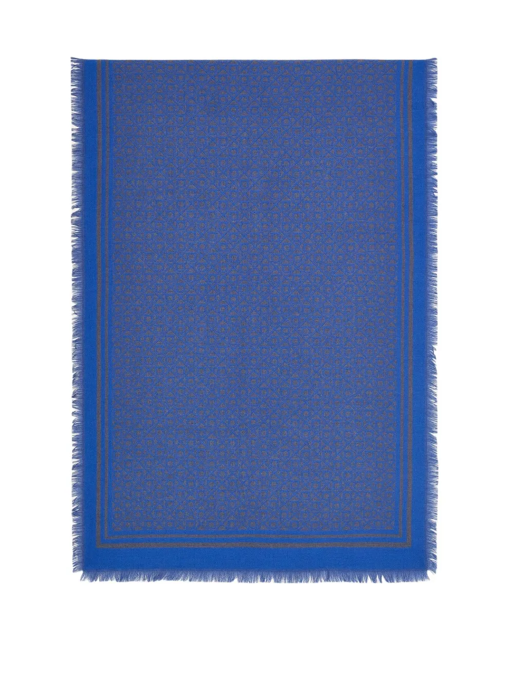 Ferragamo Fringed Hem Gancini Scarf