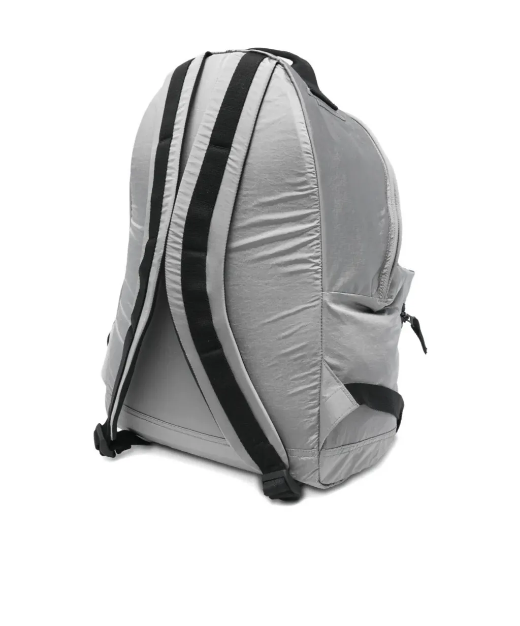 Stone Island Logo Patch Zipped Backpack