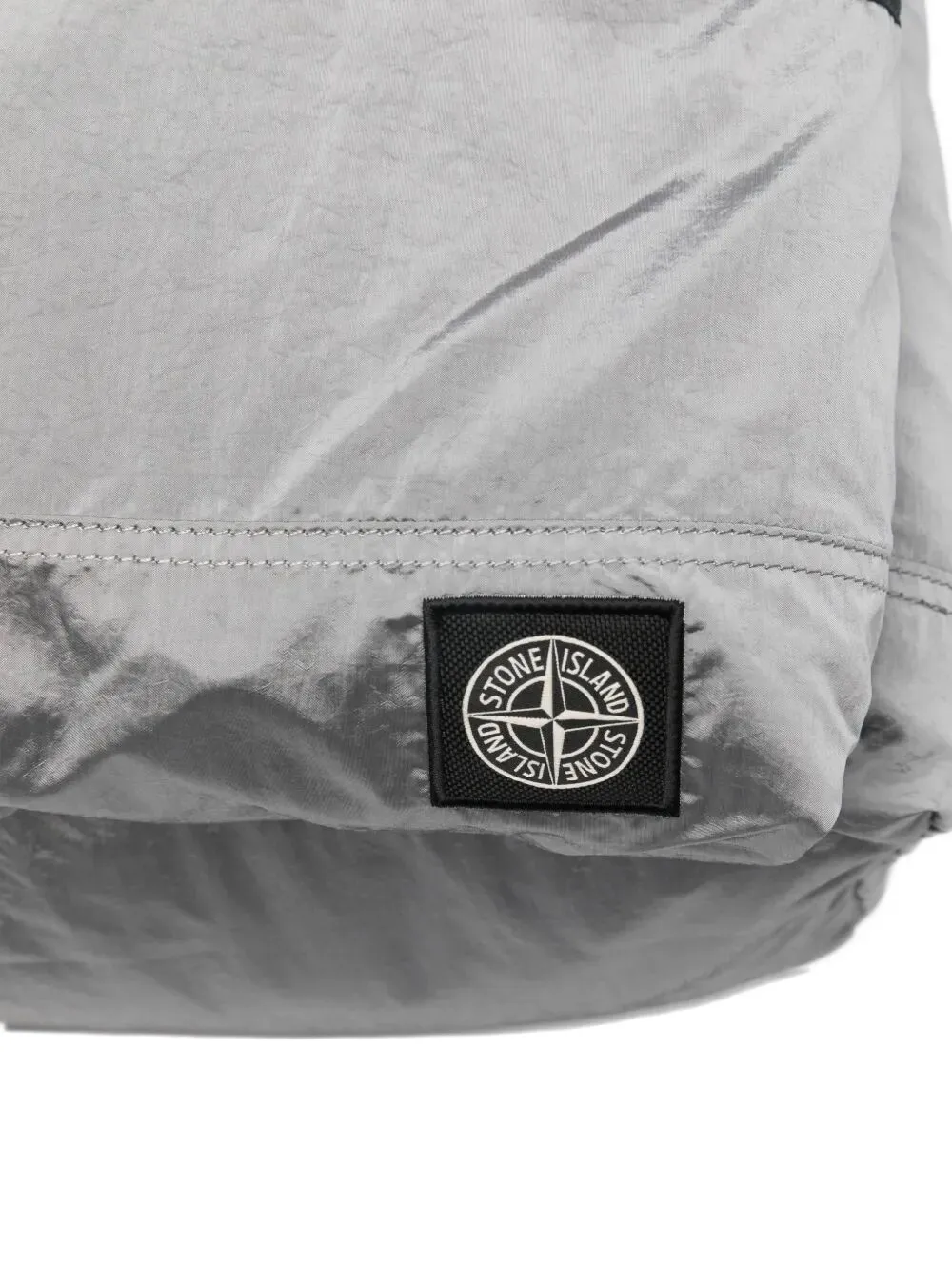 Stone Island Logo Patch Zipped Backpack