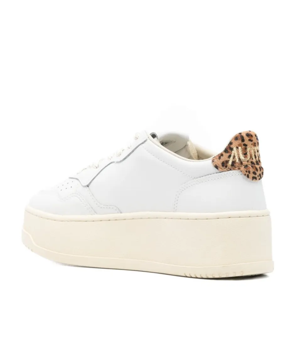 Autry Medalist Platform Lace-Up Sneakers