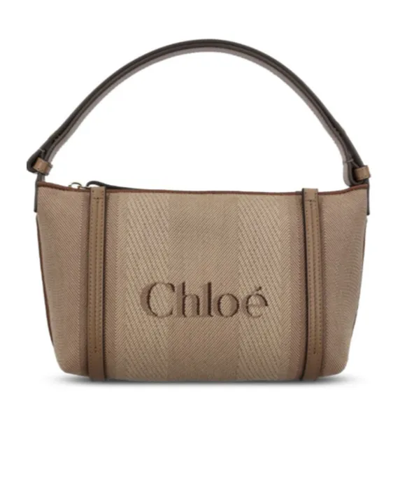Chloé Carry Logo Detailed Shoulder Bag