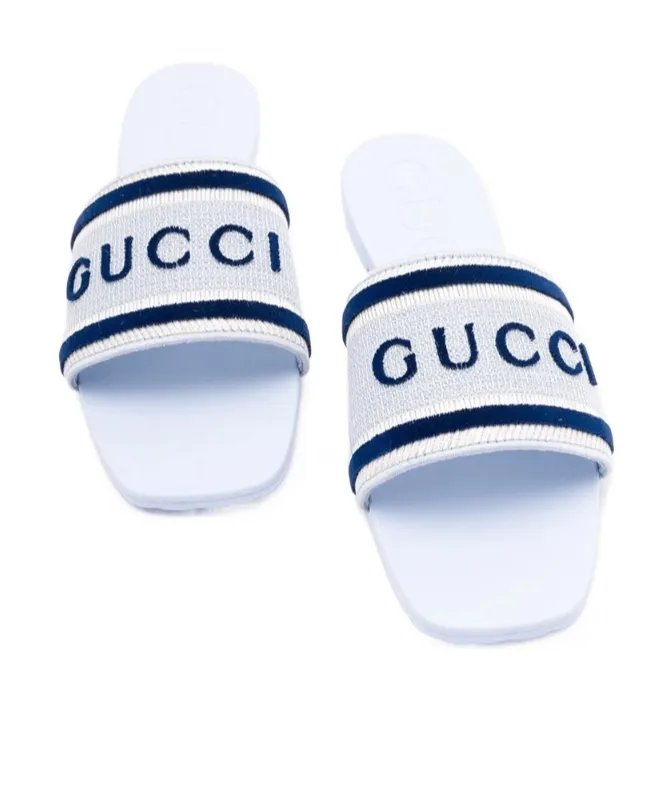 Gucci Wluna Logo Lettering Slides