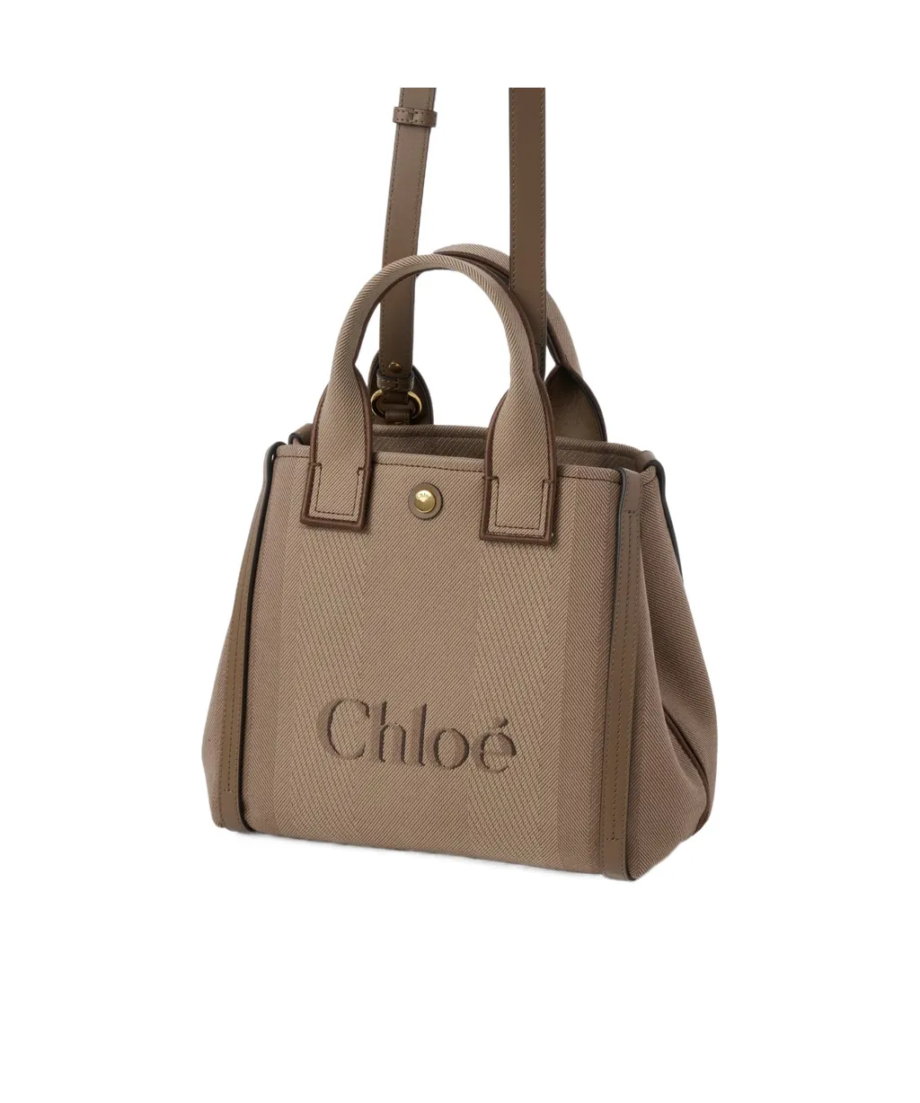 Chloé Carry Logo Detailed Small Tote Bag
