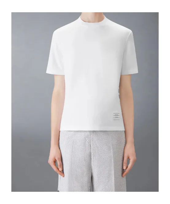 4-Bar Stripe-Detail T-Shirt