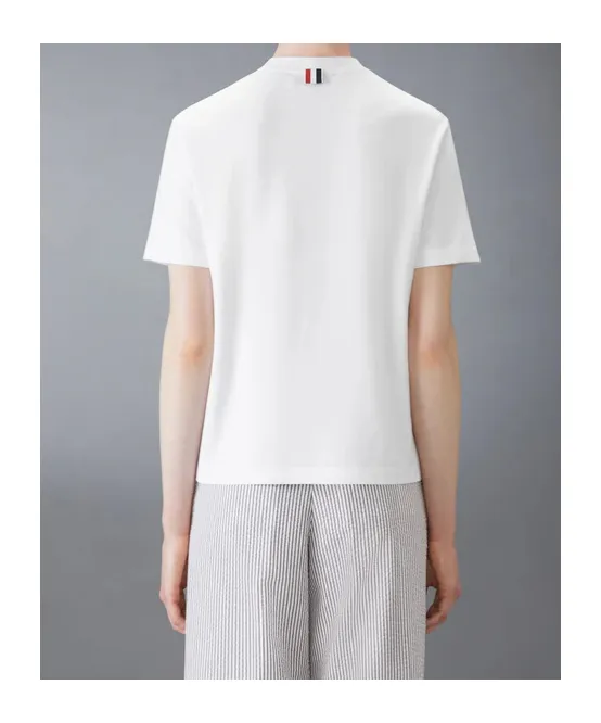 4-Bar Stripe-Detail T-Shirt