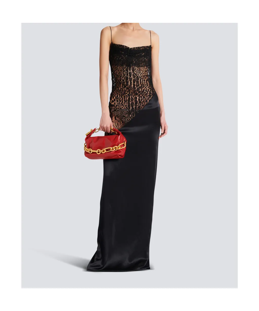 Balmain Flowing Spaghetti Strap Dress
