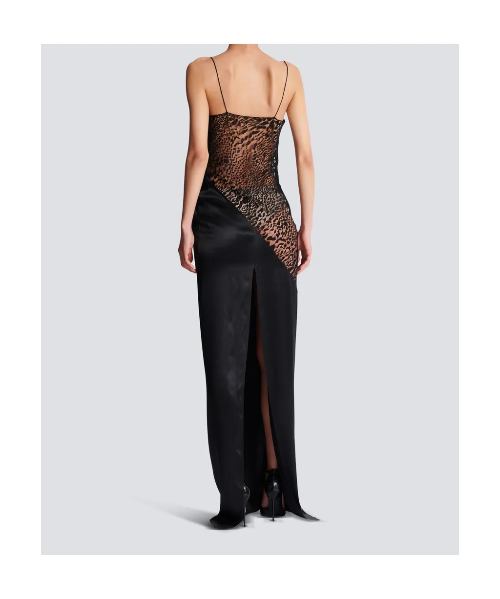 Balmain Flowing Spaghetti Strap Dress