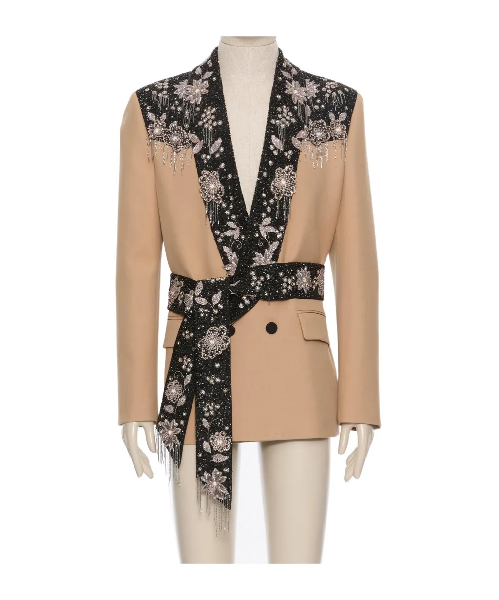 Long-Sleeved Suit Jacket