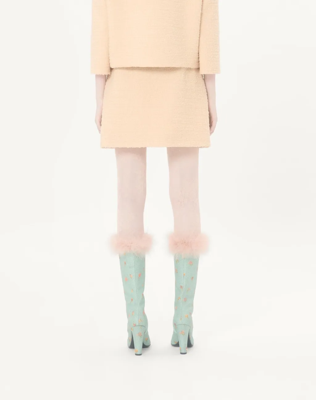 Valentino Logo Plaque Mini Skirt