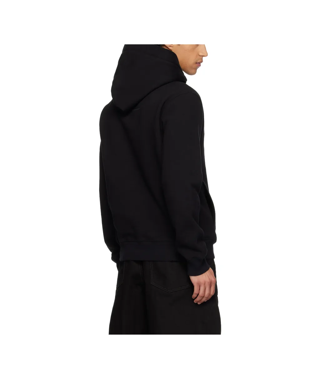 Embroidered Cotton Hooded Sweatshirt