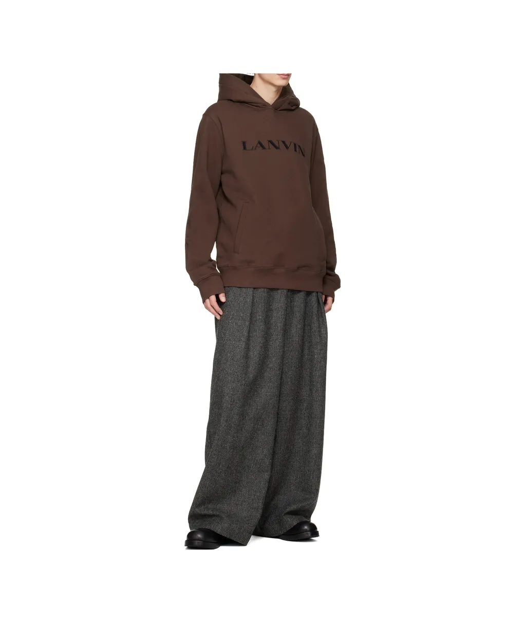 Cotton Fleece Hooded Sweatshirt