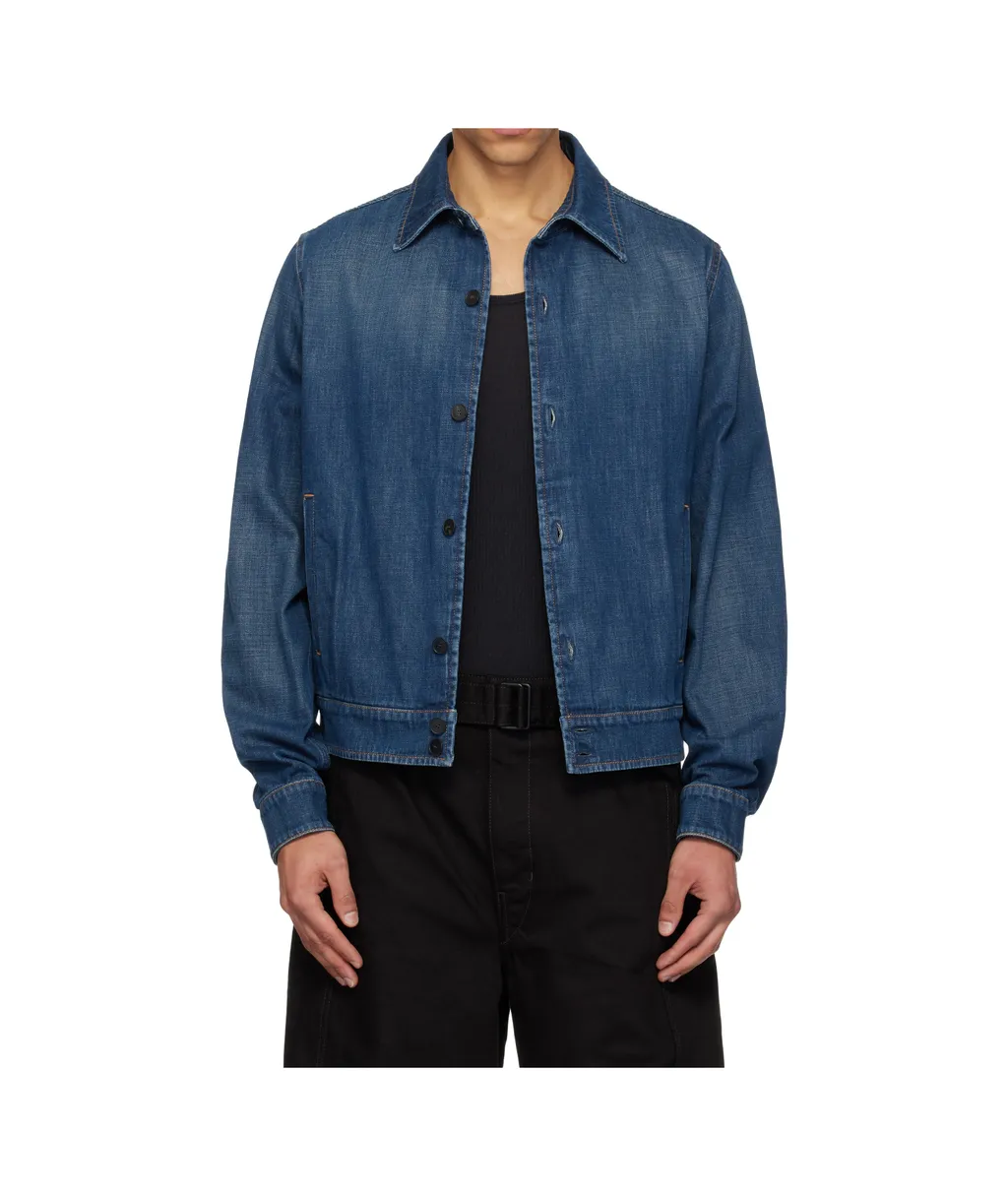 Lanvin Straight Hem Button-Up Overshirt