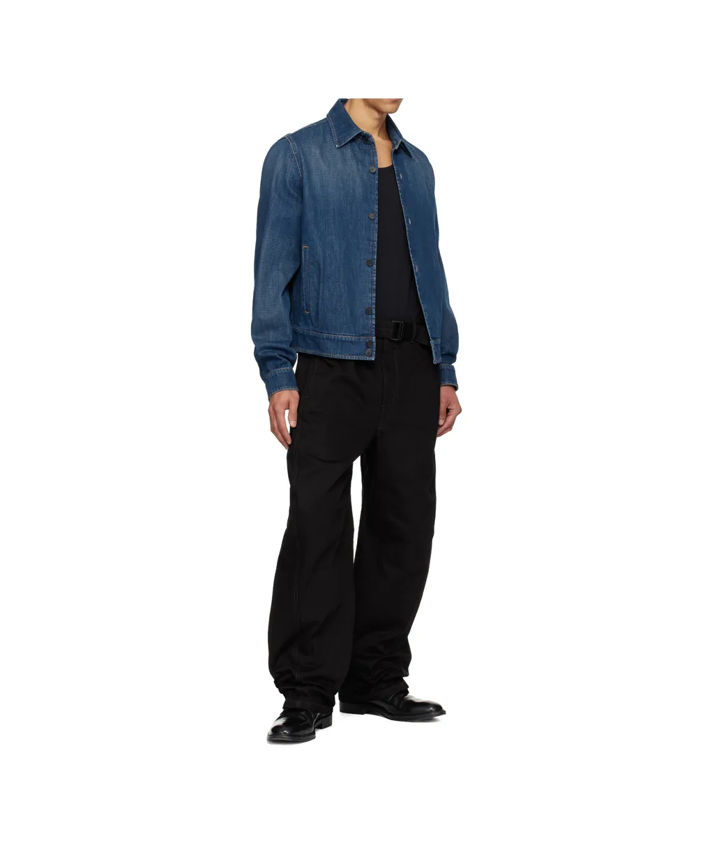 Lanvin Straight Hem Button-Up Overshirt