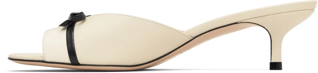 40Mm Bow-Detail Kitten-Heel Sandals