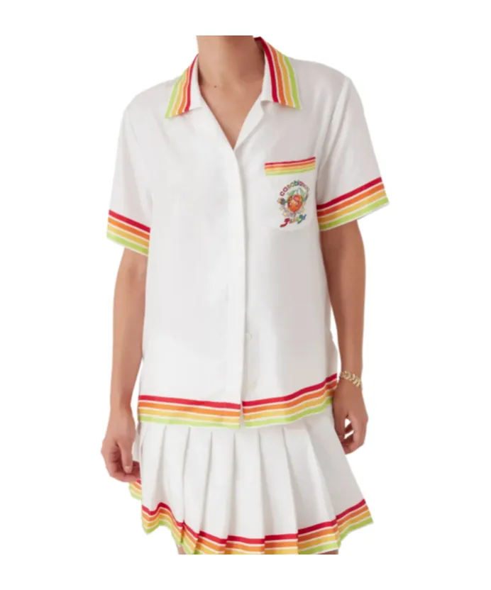 Stripe-Detailing Shirt