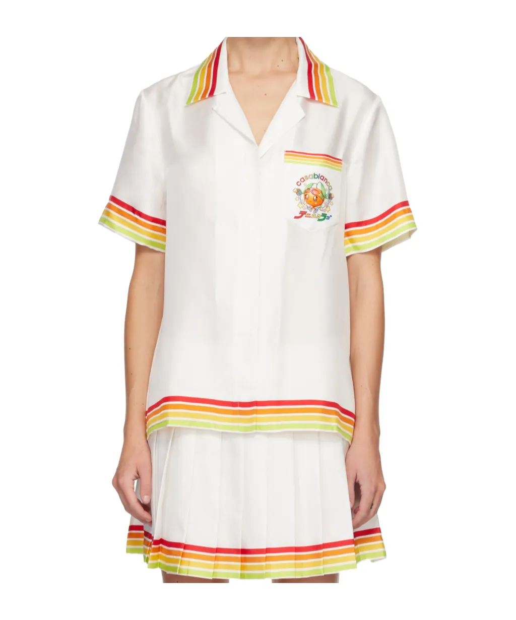 Stripe-Detailing Shirt