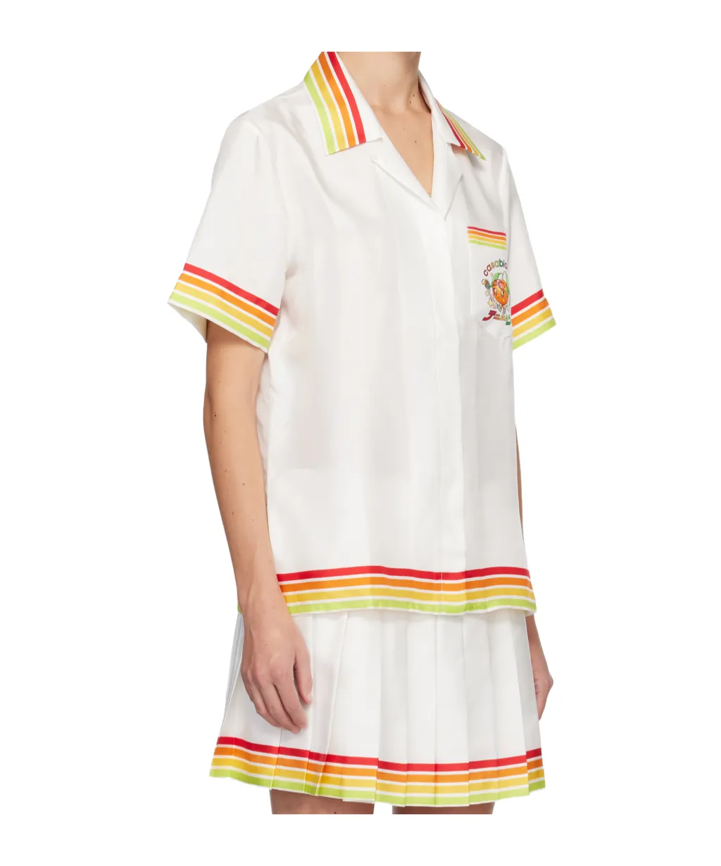 Stripe-Detailing Shirt