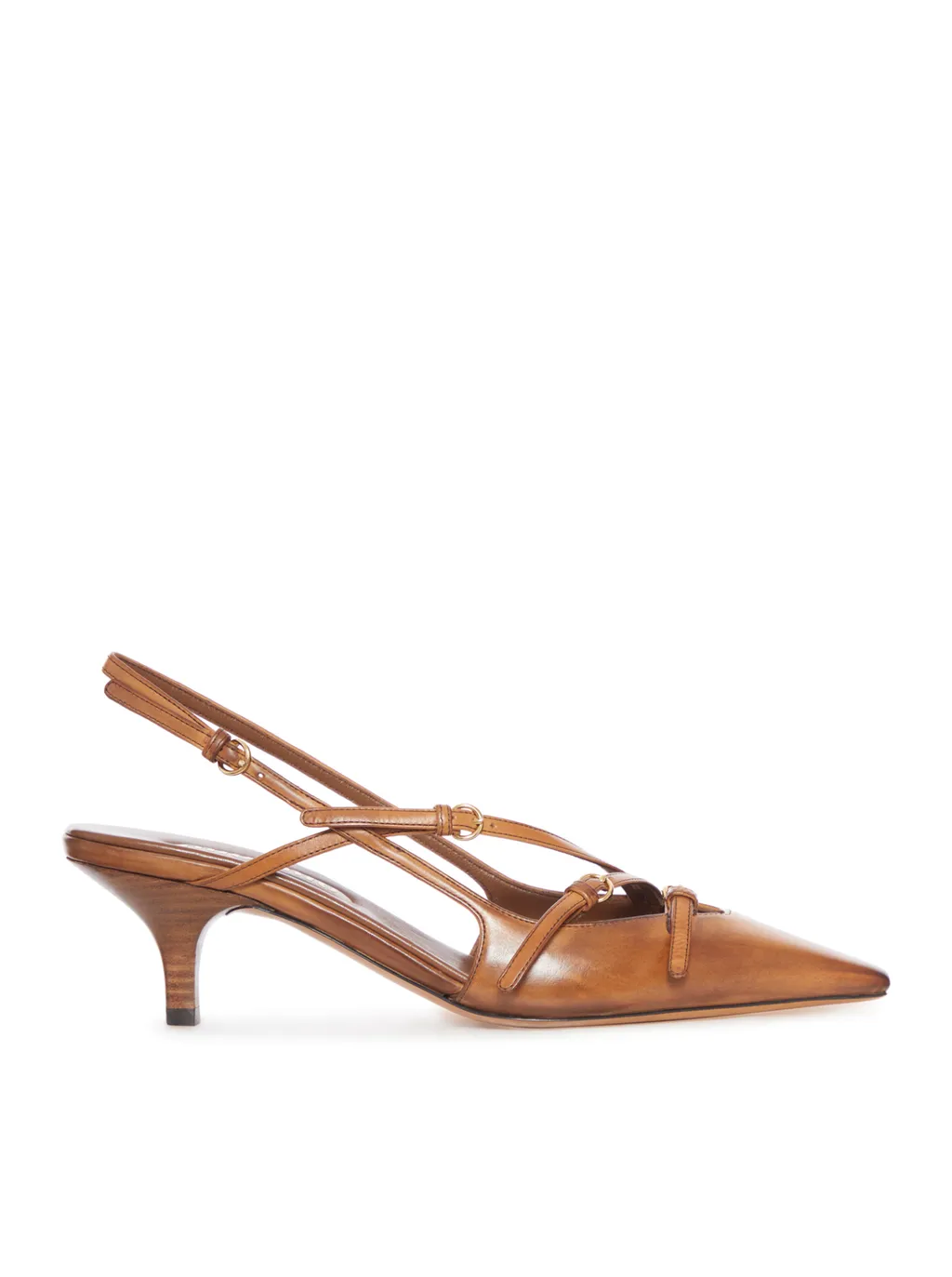 Miu Miu Pointed-Toe Slingback Pumps