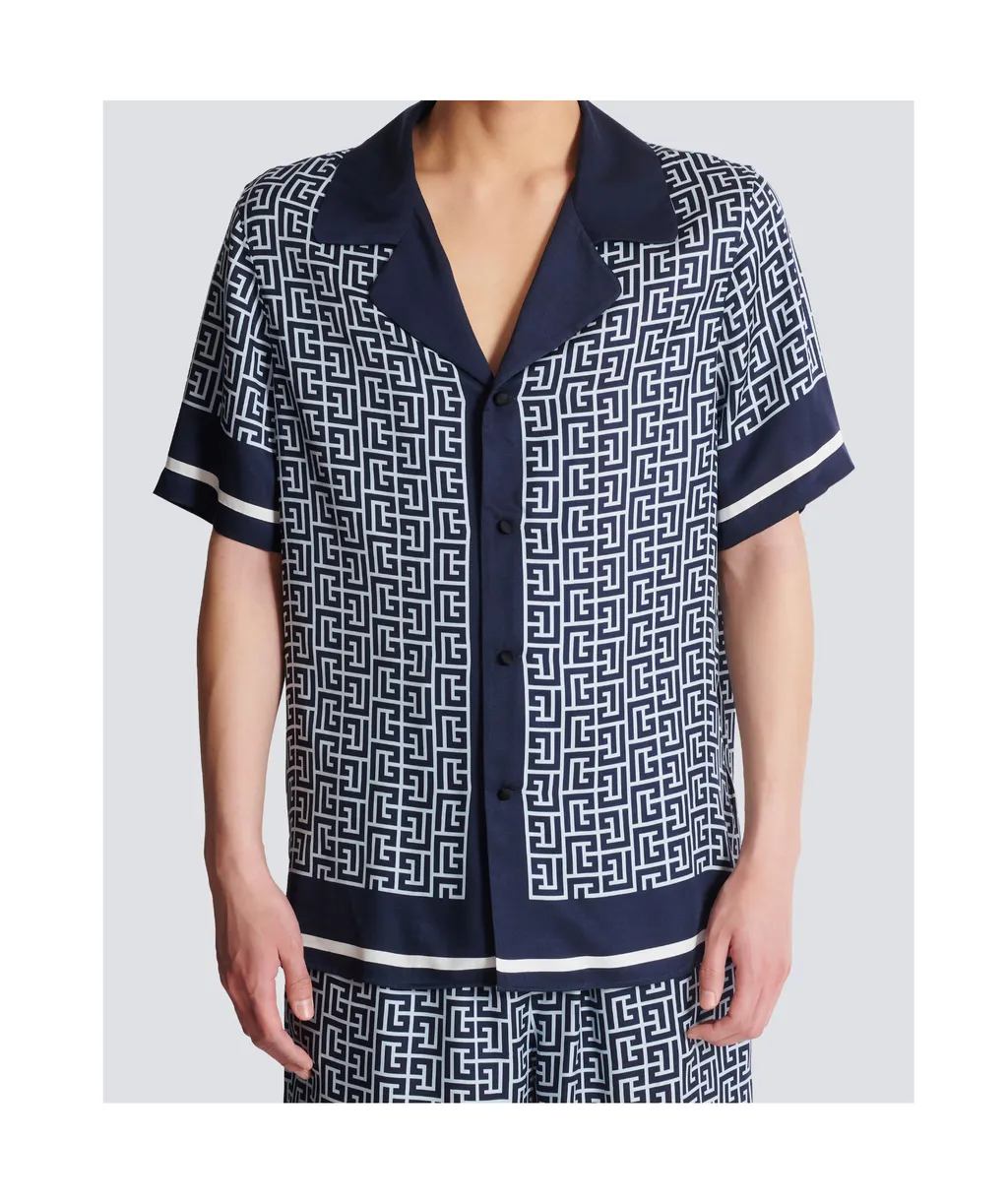Monogrammed Pyjama Shirt