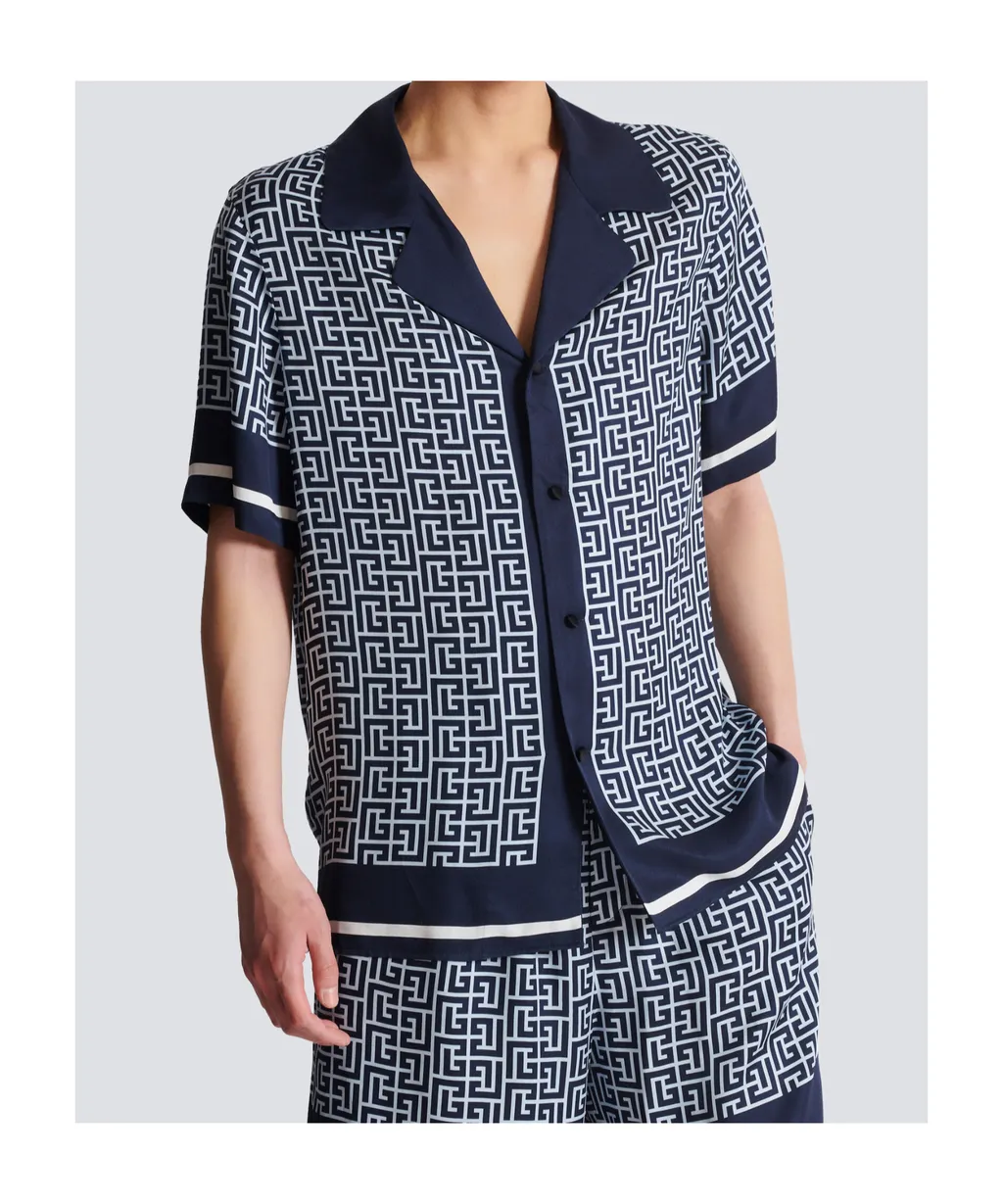 Monogrammed Pyjama Shirt