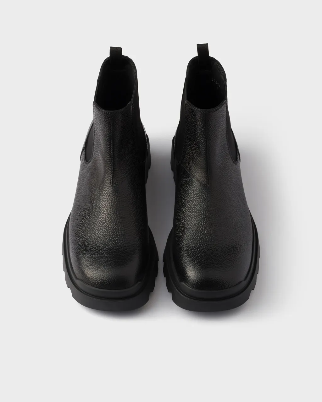 Stamped Leather Chelsea Boots