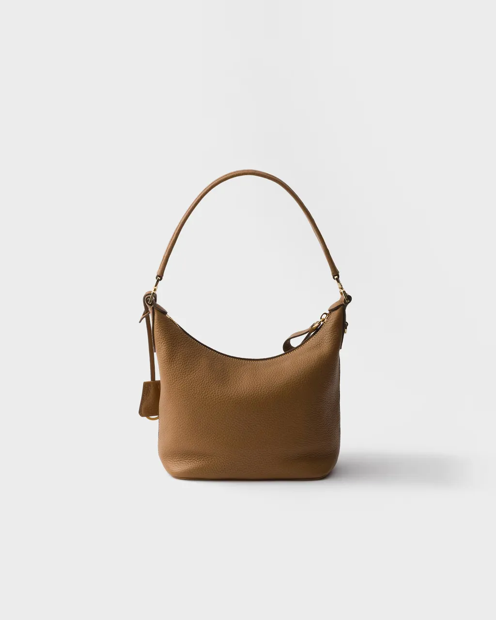 Prada Logo-Lettering Zipped Shoulder Bag