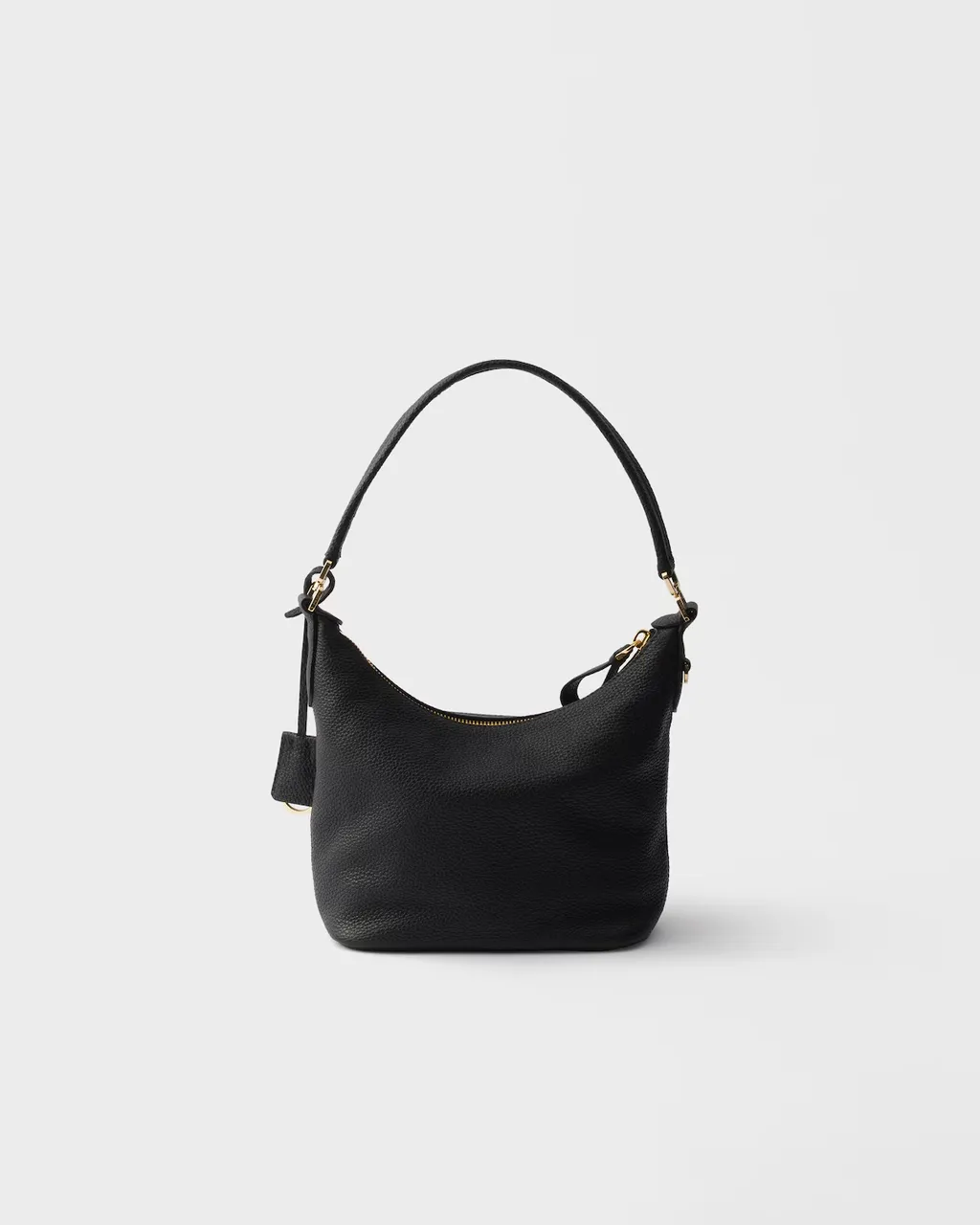 Prada Logo-Lettering Zipped Shoulder Bag