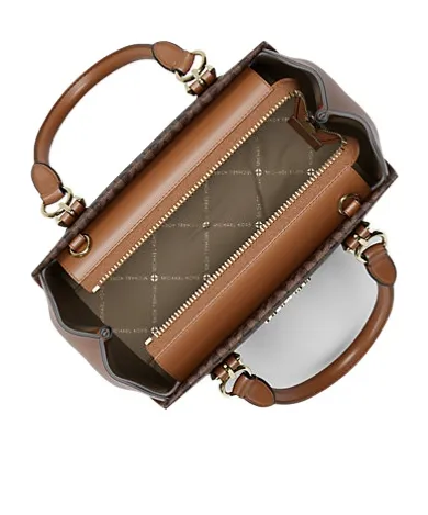 Marilyn Small Signature Logo Messenger Bag