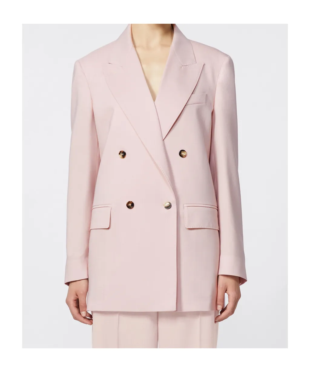 Wool Long-Sleeved Suit Jacket