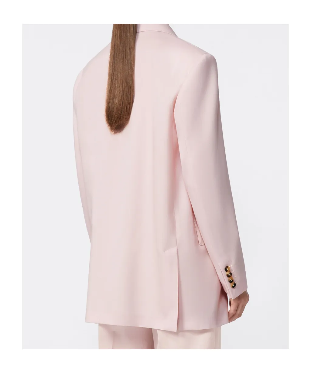 Wool Long-Sleeved Suit Jacket