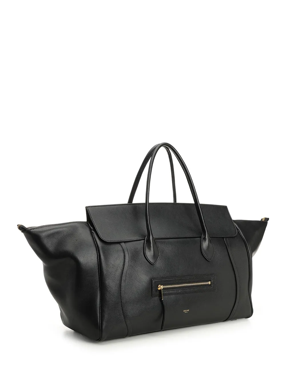 Large Luggage Supple Shiny Calfskin