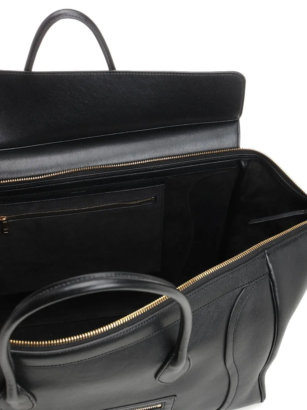 Large Luggage Supple Shiny Calfskin