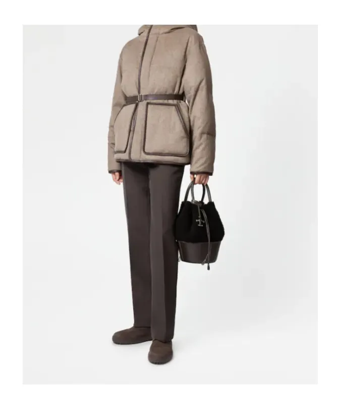 Cashmere Blend Padded Jacket
