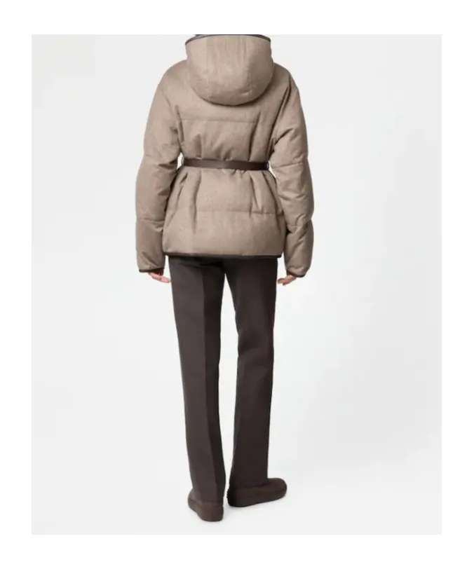 Cashmere Blend Padded Jacket