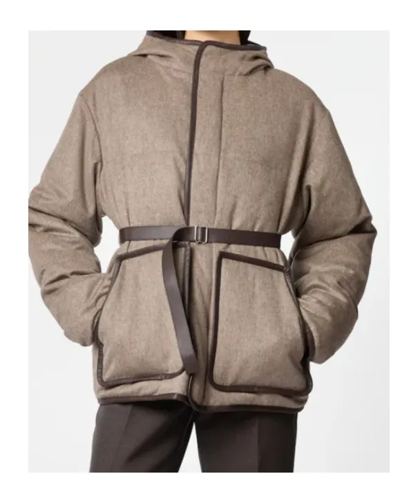 Cashmere Blend Padded Jacket