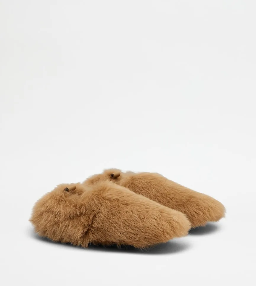 Tod's Fur Gommino Loafers