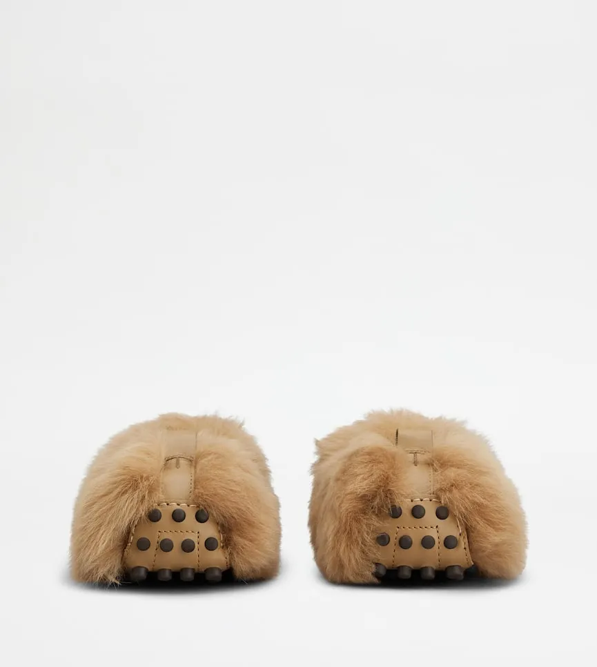 Tod's Fur Gommino Loafers