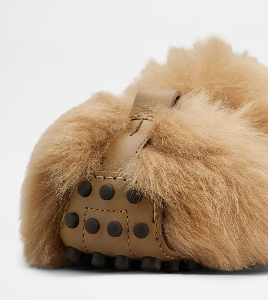 Tod's Fur Gommino Loafers