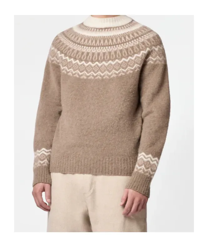 Wool And Cashmere Blend Crew Neck Sweater