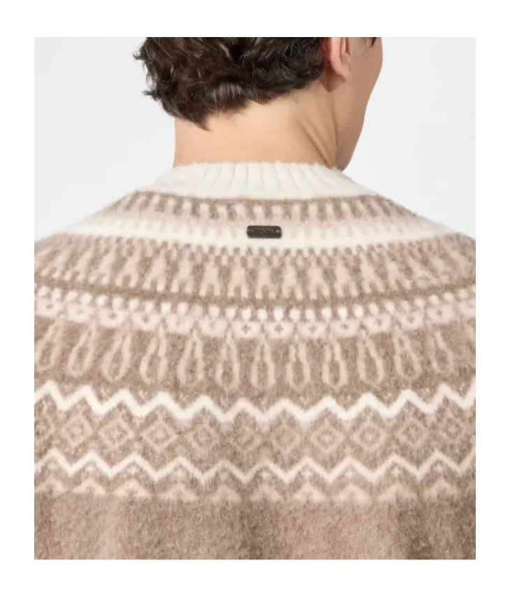 Wool And Cashmere Blend Crew Neck Sweater