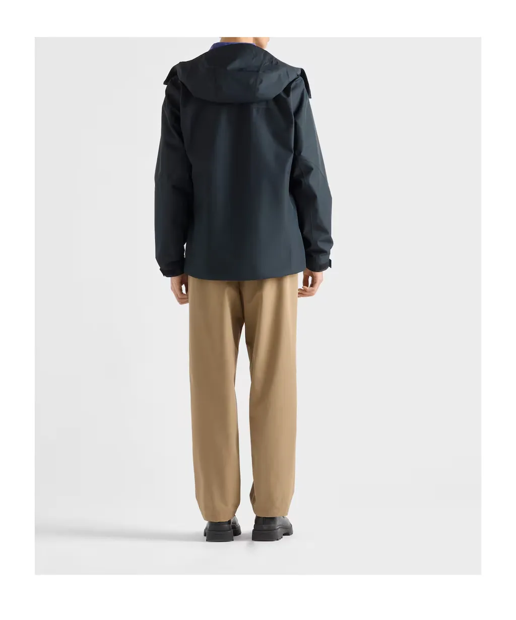 Prada Belted Straight-Leg Pants