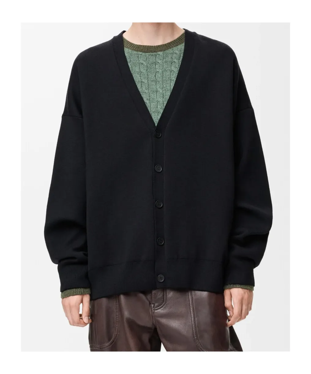 Loewe V-Neck Knitted Cardigan