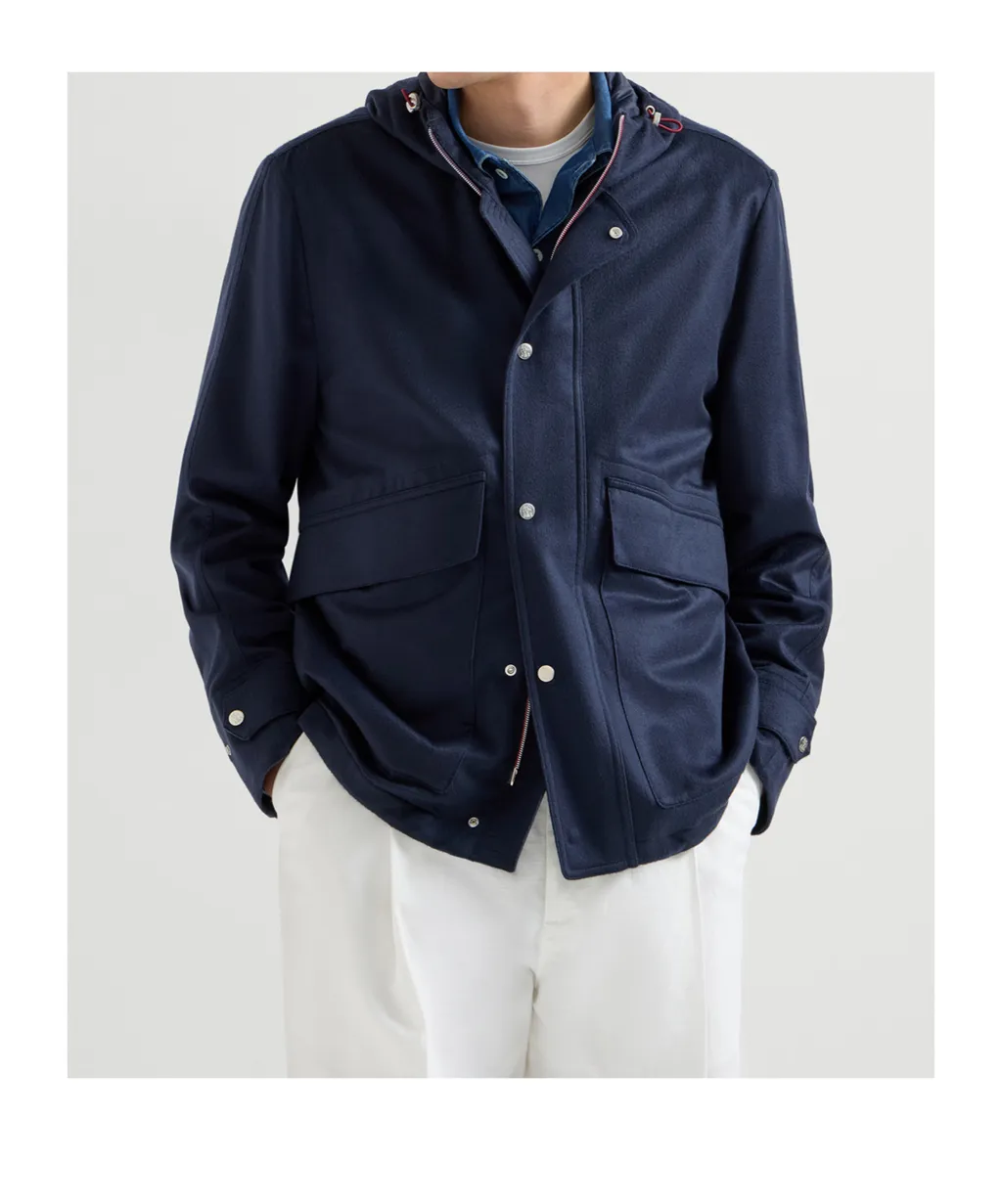 Cashmere Hooded Jacket